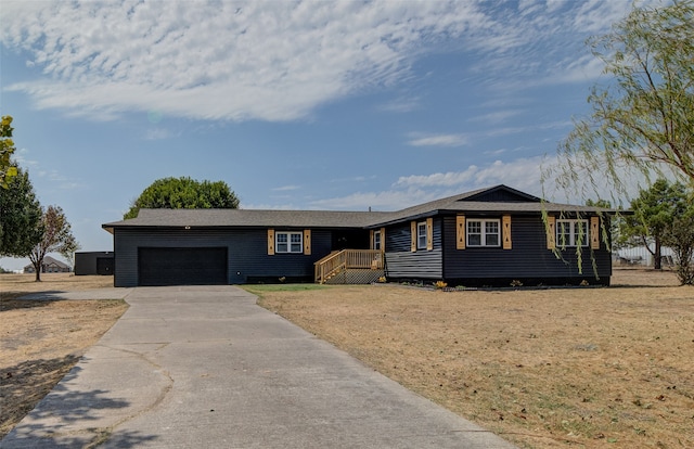 ranch-style house with a garage