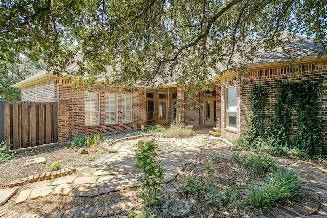 back of house featuring a patio area