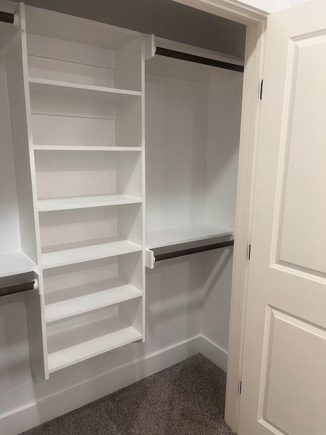 view of closet