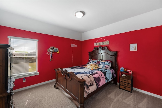 bedroom featuring carpet floors