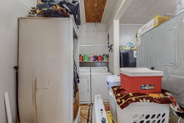 laundry area featuring laundry area and separate washer and dryer