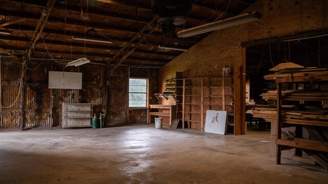 misc room featuring concrete flooring