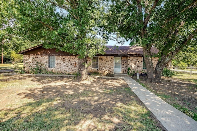 view of ranch-style house