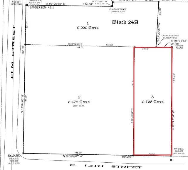 513 E 13th St, Bonham TX, 75418 land for sale