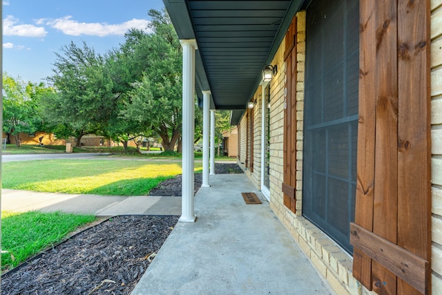 view of patio