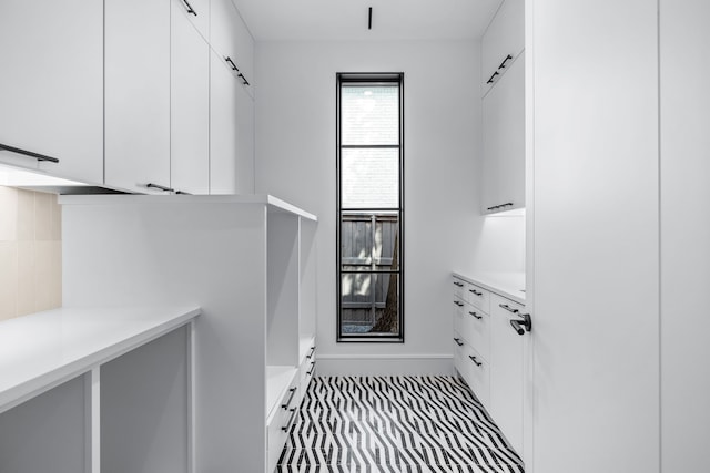 interior space featuring tile patterned floors