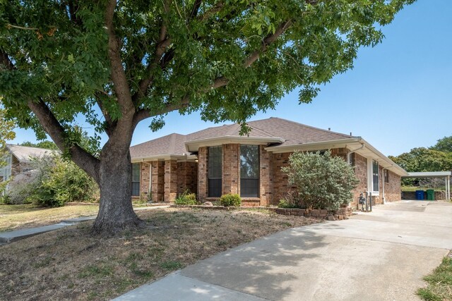 view of front of home