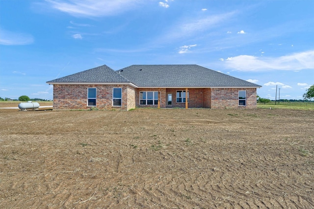 view of rear view of property