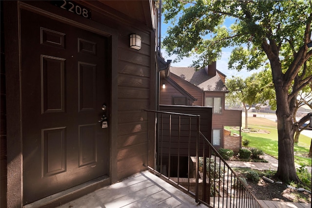 view of entrance to property