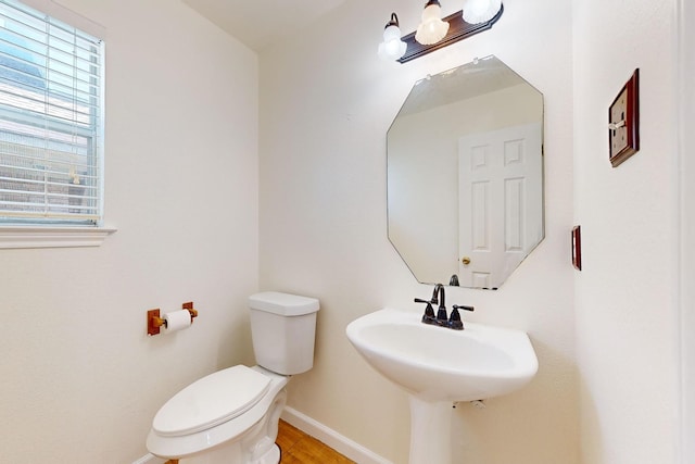 bathroom with toilet