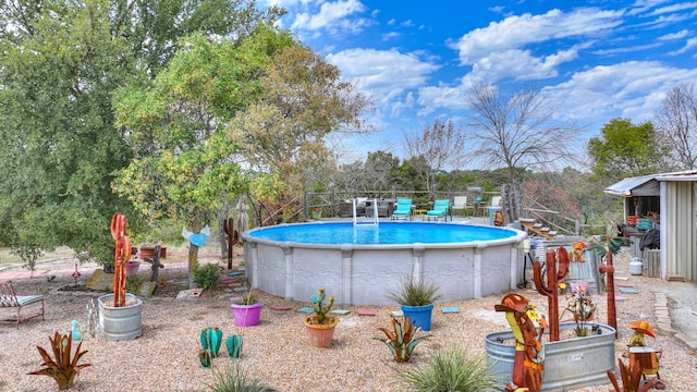 view of pool