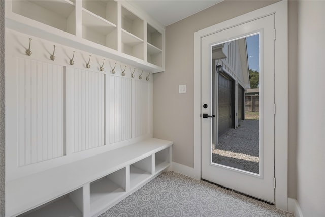 view of mudroom