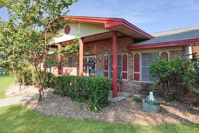 view of front of home