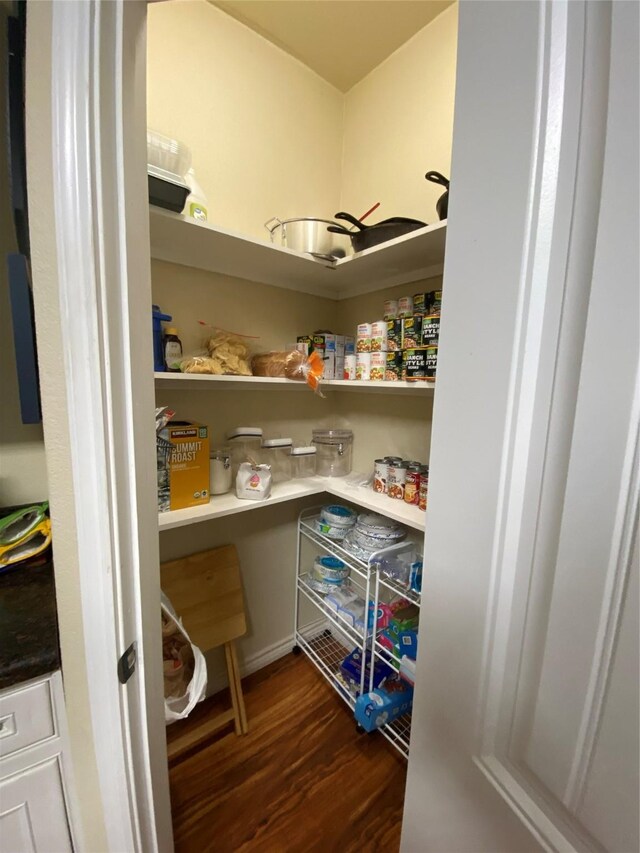 view of pantry