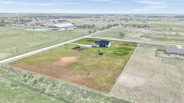 bird's eye view featuring a rural view