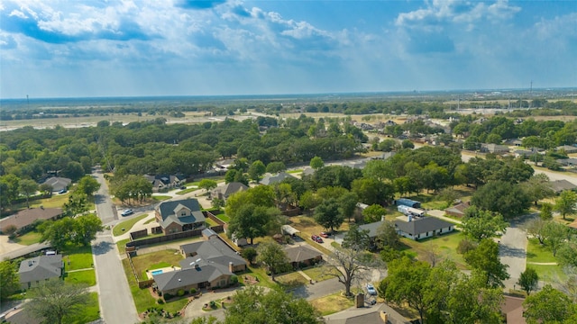 drone / aerial view featuring a residential view