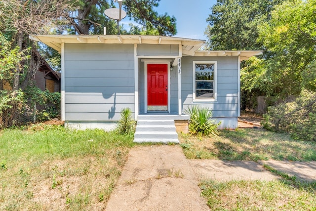 view of front of home