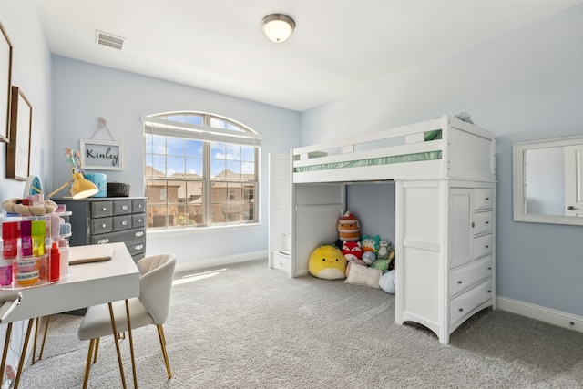 bedroom featuring carpet floors