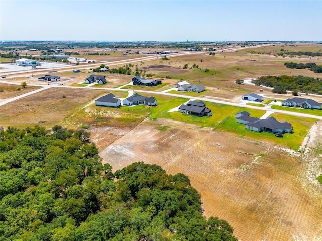 bird's eye view featuring a rural view