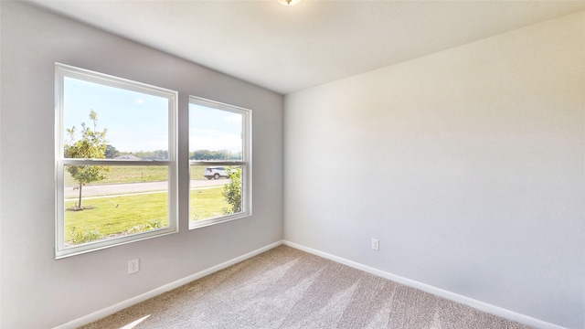 unfurnished room with carpet