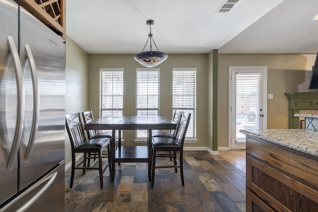 view of dining area