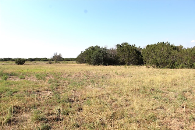 view of landscape featuring a rural view