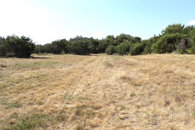view of landscape with a rural view