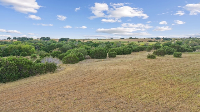 view of landscape featuring a rural view