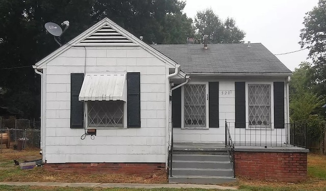 view of front of home