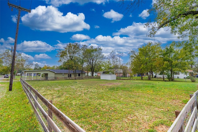 view of yard