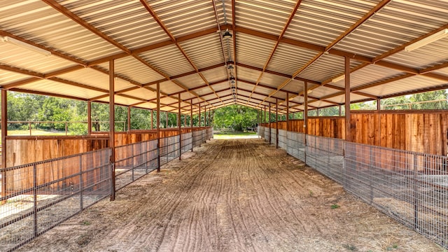 view of stable