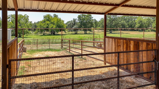 view of stable