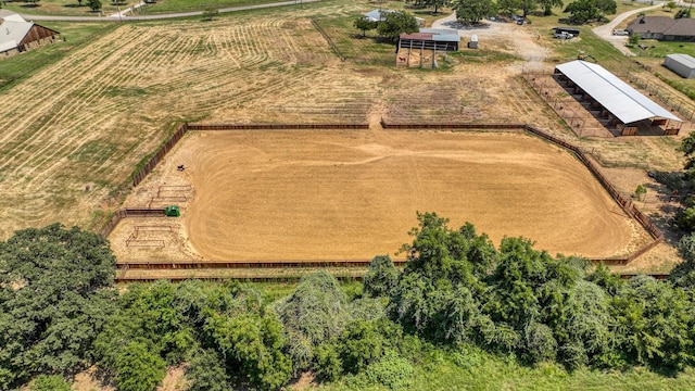 133 Prairie Ln, Weatherford, TX 76087 - birds eye view of property with a rural view