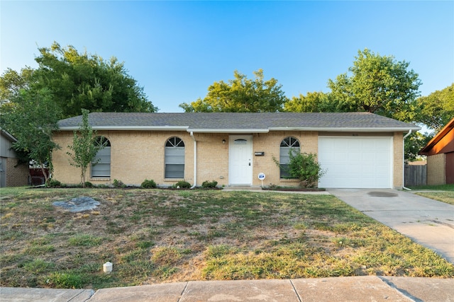 ranch-style house with a garage