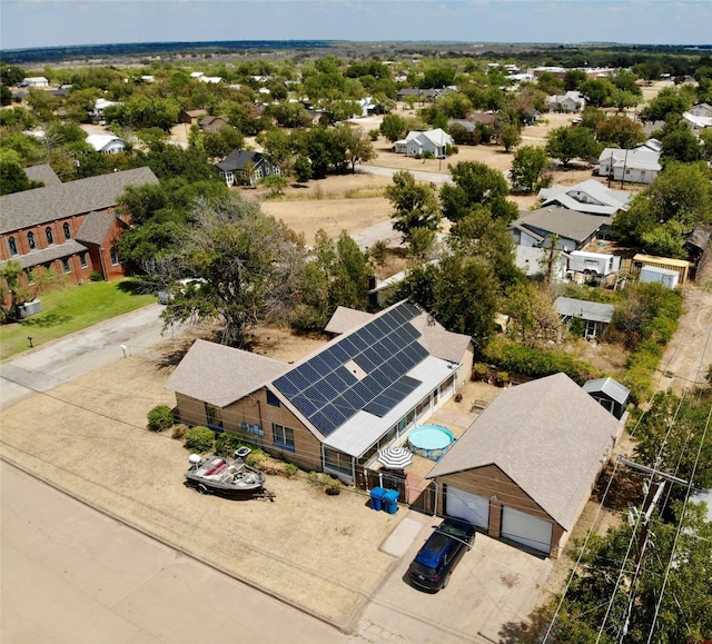 birds eye view of property featuring a residential view