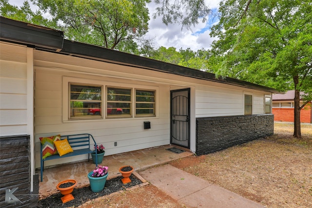 exterior space with a patio