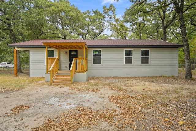 view of ranch-style house