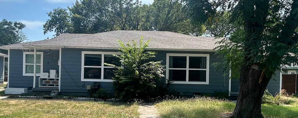 view of rear view of property