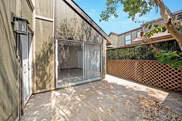 exterior space featuring a patio