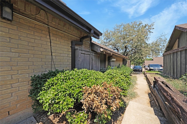 view of property exterior