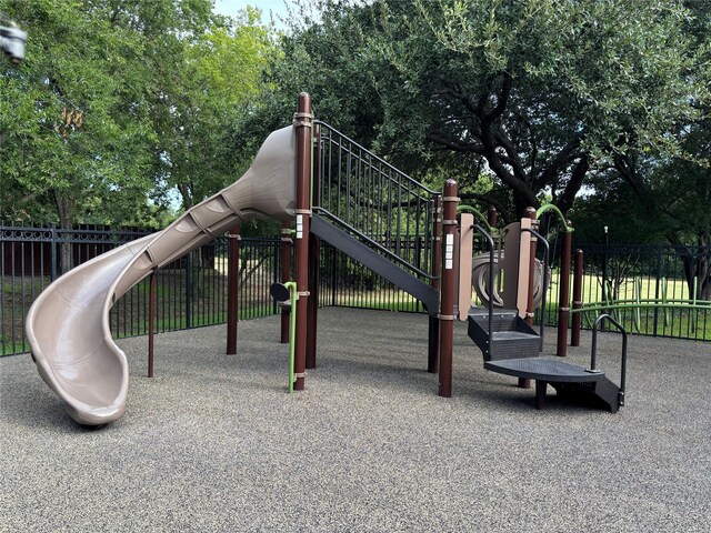 view of play area