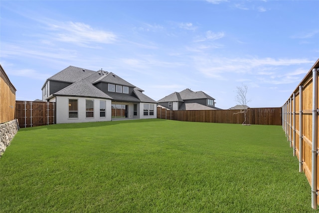981 Stanford Ln, Prosper, TX 75078 - view of yard with a fenced backyard