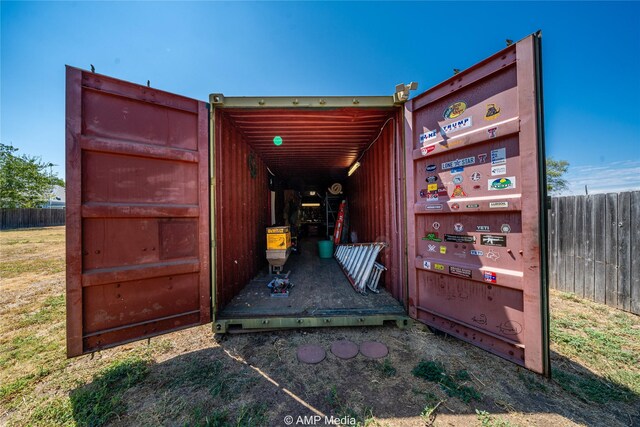 view of outbuilding