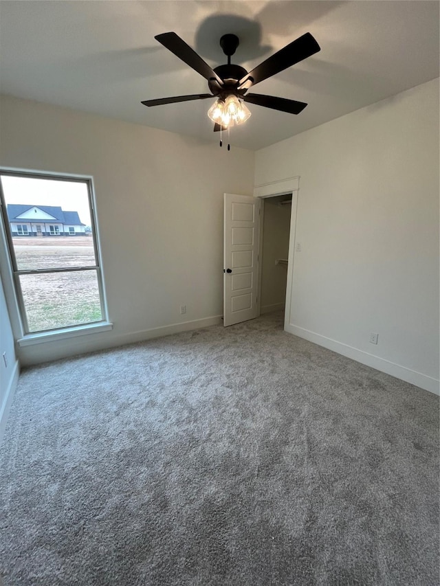 spare room with carpet floors