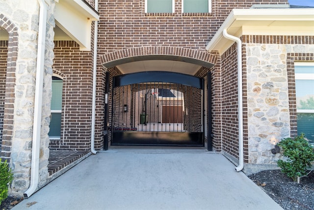 view of entrance to property