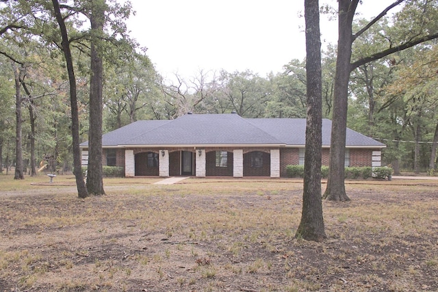 view of ranch-style home