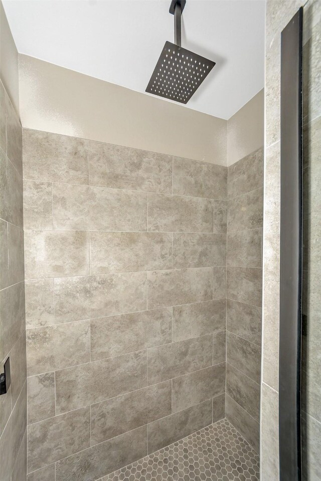 room details featuring tiled shower