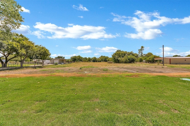 3037 Sunrise Trl, Weatherford, TX 76088 - view of yard with a rural view and fence
