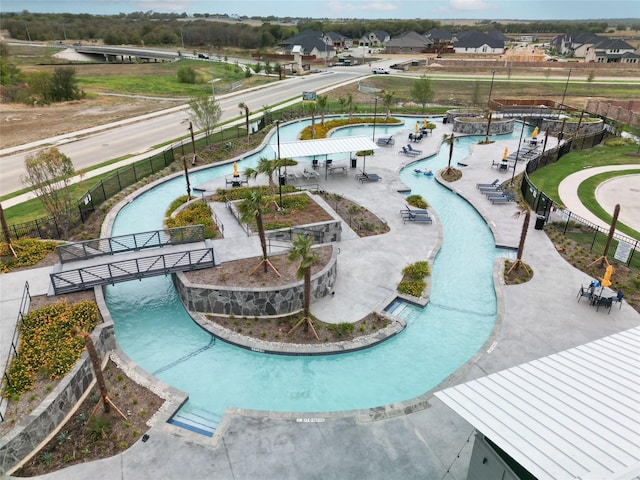 bird's eye view featuring a residential view