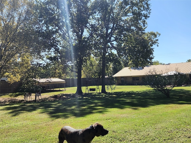 view of yard